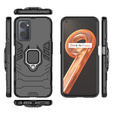 Obal na mobil pre Realme 9i / Oppo A96, Kickstand Ring, čierne