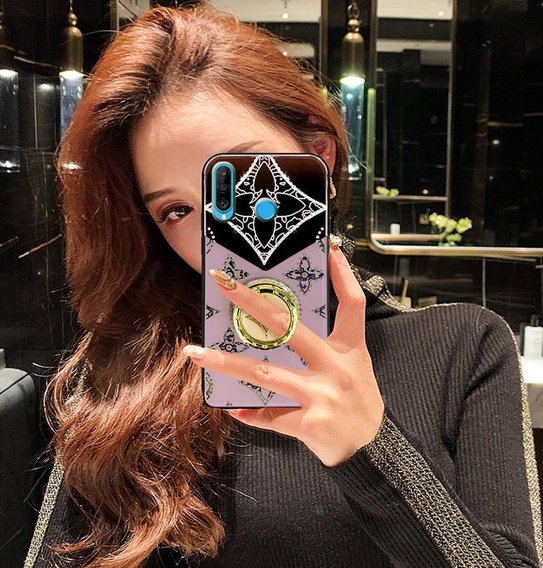 Fashion Obal na mobil pre Huawei P30 Lite, fialové