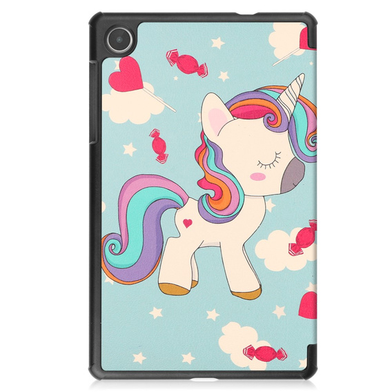 Puzdro pre Lenovo Tab M8 Gen 4 TB-300FU, Smartcase, unicorn
