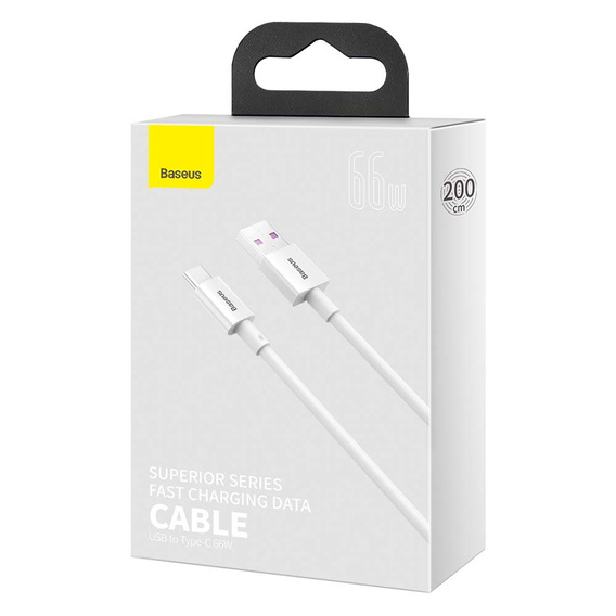 Kábel Baseus Superior USB na USB-C 66 W, 2,0 m, pre zariadenia s USB-C