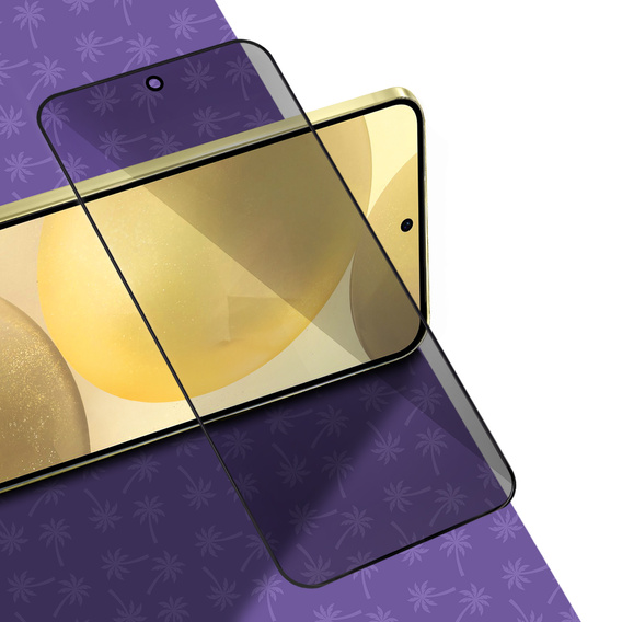 Tmavé sklo na ochranu súkromia Shy Palm pre Samsung Galaxy S24+ Plus