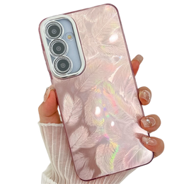 Puzdro pre Samsung Galaxy A36 5G / A56 5G, Feather, ružové