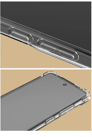 IMAK Obal na mobil pre Sony Xperia 5 V, Dropproof, priehľadné