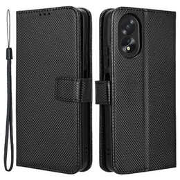 Klapkové puzdro pre Oppo A38 4G / Oppo A18 4G, Wallet Smart Magnet, čierne