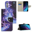 Klapkové puzdro pre Samsung Galaxy M15 5G, Wallet, Sparkling Butterflies
