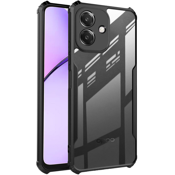 Obal na mobil pre Oppo A40 / Oppo A40m, AntiDrop Hybrid, čierne