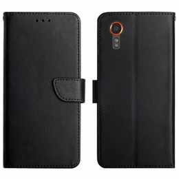 Flipové puzdro pre Samsung Galaxy Xcover 7, Split Leather, čierne