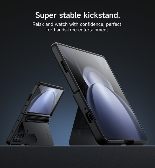 Puzdro Suritch Full Body s podstavcom a držiakom na stylus pre Samsung Galaxy Z Fold5