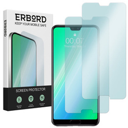 2x tvrdené sklo pre Huawei P20 Pro, ERBORD 9H Hard Glass na displeji