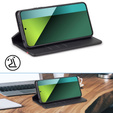 Flipové puzdro pre Xiaomi Redmi Note 13 Pro 4G / Xiaomi Redmi Note 14S / Xiaomi Poco M6 Pro 4G, Carbon LC.IMEEKE, čierne