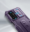 Obrnené puzdro pre Samsung Galaxy A26 5G, Dexnor Full Body (Two Frames), fialové