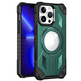 Puzdro pre iPhone 12 Pro Max, Heavy Duty, pre MagSafe, zelený