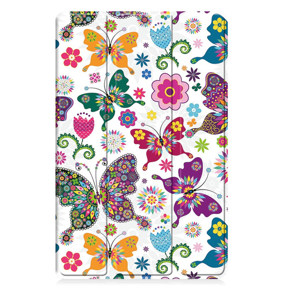 Puzdro pre Samsung Galaxy Tab A9+, Smartcase, Butterfly