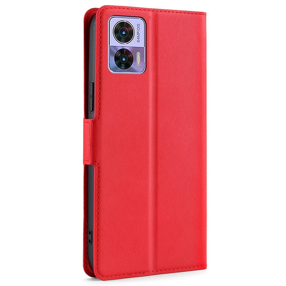 Klapkové puzdro pre Motorola Edge 30 Neo 5G, Wallet Thin Magnet, červené