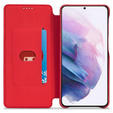 Klapkové puzdro pre Samsung Galaxy S22+ Plus 5G, LC.IMEEKE, červené