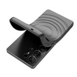 Puzdro pre Samsung Galaxy S25 Ultra, Ripple Kickstand, pre MagSafe, čierne