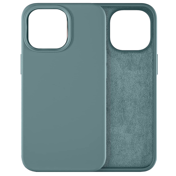Obal na mobil pre iPhone 14 Pro Max, Silicone Lite, zelený