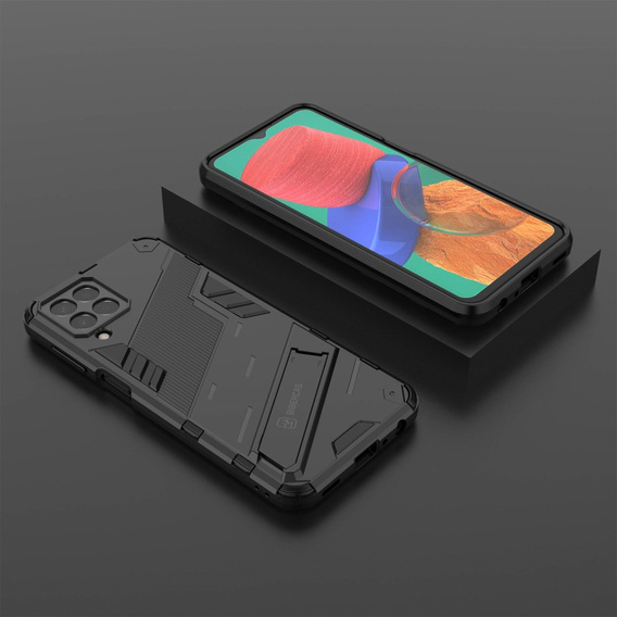 Puzdro pre Samsung Galaxy M33 5G, Military kickstand, čierne