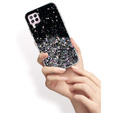 Obal na mobil pre Huawei P40 Lite, Glittery, čierne