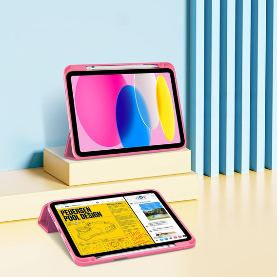 Puzdro pre iPad 11" 2025 A16 (11 gen.) / iPad 10.9" 2022 (10 gen.), Smartcase, ružové