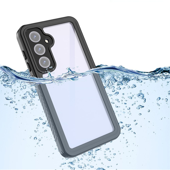 Vodotesné puzdro IP68 pre Samsung Galaxy S24 FE, čierne