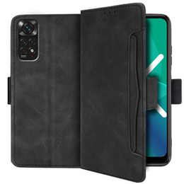 Klapkové puzdro pre Xiaomi Redmi Note 11 / 11S, Card Slot, čierne
