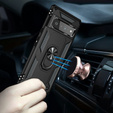 Pancierované obal na mobil pre Google Pixel 6 Pro, Nox Case Ring, čierne