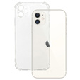 Puzdro pre iPhone 11, Anti-Shock, priehľadné + 2x sklo 9H