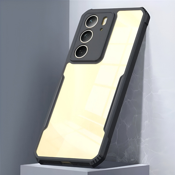 Obal na mobil pre Realme 14X / Realme C75, AntiDrop Hybrid, čierne