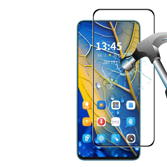 ENKAY Tvrdené sklo pre Xiaomi Redmi Note 14 5G, čierne