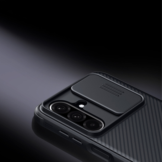 Puzdro NILLKIN Camshield Pro s krytom fotoaparátu pre Samsung Galaxy A26 5G, čierne