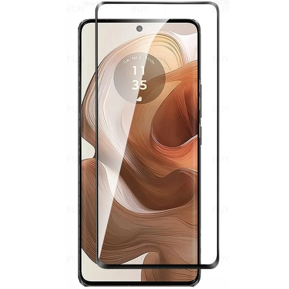 3D tvrdené sklo pre Motorola Edge 50 Ultra, čierny rám