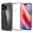 Puzdro Spigen pre iPhone 16 Pro Max, Ultra Hybrid, priehľadné + tvrdené sklo 9H