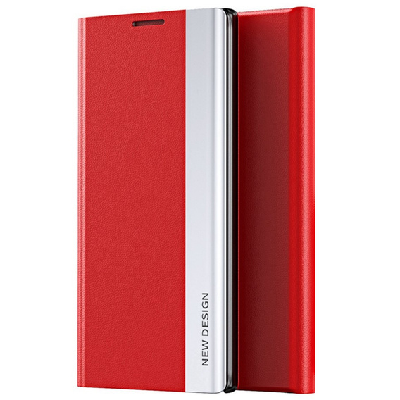 Klapkové puzdro pre Xiaomi Poco X5 Pro 5G / Redmi Note 12 Pro, Side Magnetic, červené