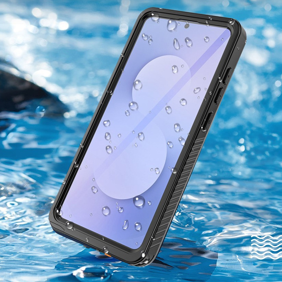 Puzdro Samsung Galaxy S26 Ultra, vodotesné podľa IP68 Redpepper, čierne