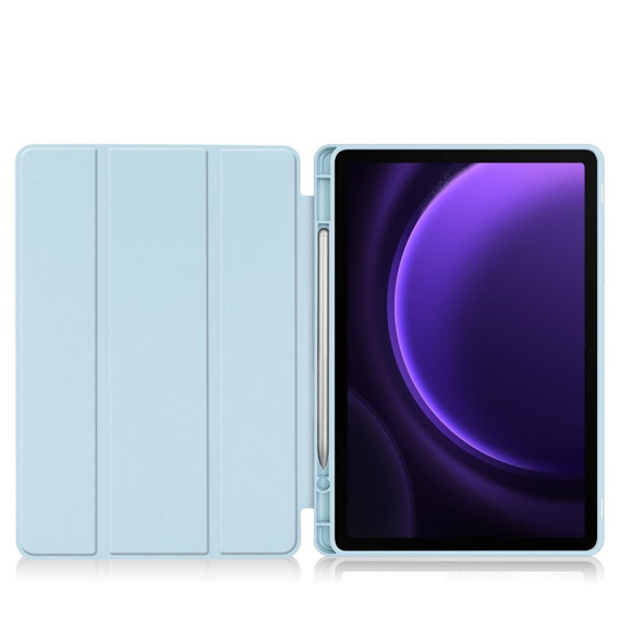 Puzdro pre Samsung Galaxy Tab S10 Lite / S10 FE / S9 FE, Smartcase s priestorom pre stylus, modré
