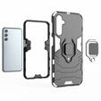 Obal na mobil pre Samsung Galaxy M34, Kickstand Ring, čierne