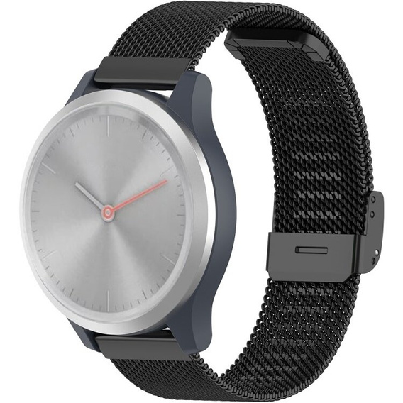 Bransoleta Milanese 18mm do Garmin Vivoactive 4S / Venu 2S, Black