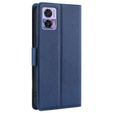 Klapkové puzdro pre Motorola Edge 30 Neo 5G, Wallet Thin Magnet, tmavomodré