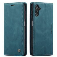 CASEME puzdro pre Samsung Galaxy A04S / A13 5G, Leather Wallet Case, zelený