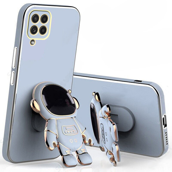 Obal na mobil pre Samsung Galaxy A22 4G, Astronaut, modré