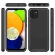 Puzdro pre Samsung Galaxy A03, Shockproof, s fóliou, čierne