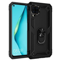 Pancierované obal na mobil pre Huawei P40 Lite, Nox Case Ring, čierne