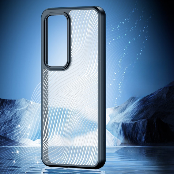 Puzdro DuxDucis pre Oppo Reno 12 Pro, Aimo case, transparentné / čierne
