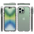 Puzdro pre iPhone 14 Pro Max, Shockproof, s fóliou, priehľadné