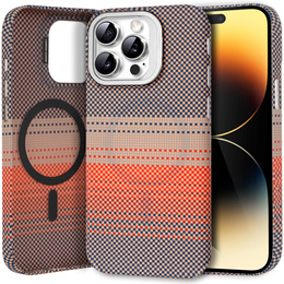 Puzdro pre iPhone 14 Pro, Frame Kickstand, pre MagSafe, Sunset Grey