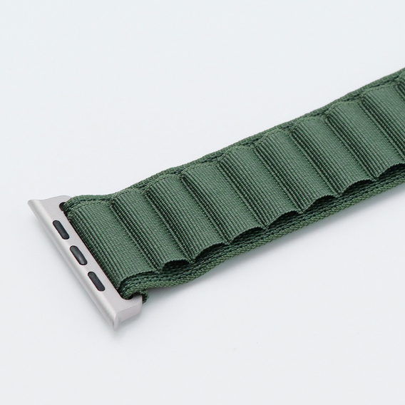 Nylonový remienok pre Apple Watch 1/2/3/4/5/6/7/8/SE/ULTRA 42/44/45/49 mm, zelený