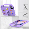 Detské puzdro pre Xiaomi Pad 7 / 7 Pro, Cute Patterns, so stojanom, fialové
