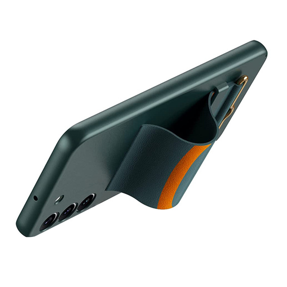 Obal na mobil pre Samsung Galaxy S23 Plus, GKK Strap Case, zelený