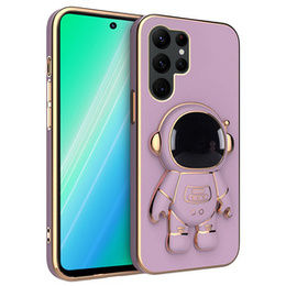 Obal na mobil pre Samsung Galaxy S23 Ultra, Astronaut, fialové